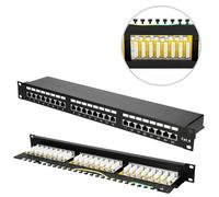 Extralink panel de conexiones cat6 stp v2, patch panel 19 pulgadas, pa