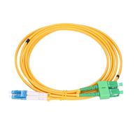 Extralink patchcord sc/apc-lc/upc monomodo, duplex, g652d, 3mm, 1m