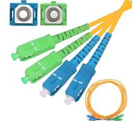 EXTRALINK PATCHCORD SC/APC-SC/UPC SM G.657A1 DUPLEX 3.0MM, cable de fibra óptica 3M, cable fibra óptica, redes FTTH, LAN, WAN, sistemas WDM, cable de fibra optica, cable Ethernet