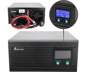 Extralink Piorun 3000VA/2100W reemplazo para Volt Sinus Pro | Inversor | Seno puro, voltaje de la batería 24VDC, sin cables incluidos