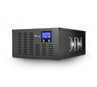 Fuente de la alimentación de Emergencia, Extralink Piorun 3000VA/2100W, tensión de batería 24v DC, Onda sinusoidal Pura, SAI (UPS), Pantalla LCD, Protección multinivel, inversor 24V 220v Onda Pura