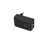 Extralink POE-18-18W Fuente de alimentación PoE 18V, 1A, 18W, Enchufe para Toma de Corriente, Fuente alimentacion 18V PoE para Ap, cámara IP, Enchufe de Pared Adaptador Ethernet