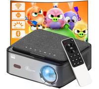 Extralink Vision Pro Smart Proyector Portatil con Android 9.0, 450 ANSI, 1080P Full HD hasta 150 Pulgadas, WiFi, Enfoque Automático, Corrección Trapezoidal, Alto Contraste (5000:1), HDMI, USB