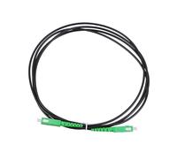 Extralink SC/APC-SC/APC Negro | Patchcord | Monomodo, Simplex, 3mm, 1m