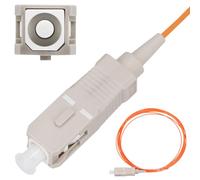 EXTRALINK SC/UPC pigtail multimodo OM2, cable de fibra óptica 900um, cable de fibra optica, plug and play, FTTH, PVC, 2m, para CCTV, cable ethernet fibra optica