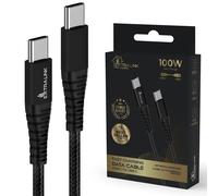 Extralink smart life cable usb c, nylon trenzado, cable usb c a usb c
