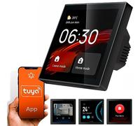 EXTRALINK Smart Life Control Panel, panel de control,Smart Home, pantalla inteligente táctil, centro de control, Wi-Fi, Bluetooth, Zigbee, Domótica y control por voz, creación escenas, app Tuya Smart