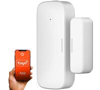 Extralink Smart Life Sensor de Puertas y Ventanas, Alarma Inalámbrica con Función Anti-manipulación, se Conecta a la Pasarela Multifunción Extralink, WiFi