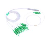 Extralink splitter sc/apc, cable fibra óptica 1:8 plc ethernet, 900um