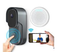 Extralink timbre de puerta con cámara, vídeo timbre 5 mp 1080p 1440p