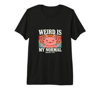 Extraña es mi Vida Normal de Axolotl Retro Axolotl Camiseta Premium
