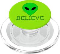 Extranjero DIVERSO PEQUEÑO Verde Hombre Creer PopSockets PopGrip para MagSafe
