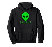 Extranjero DIVERSO PEQUEÑO Verde Hombre Creer Sudadera con Capucha