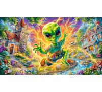 Extranjero Puzzle de 1000 Piezas - DesaFío edugatoivo diFícil para Adultos Actividad para casa 38x52/1000pcs