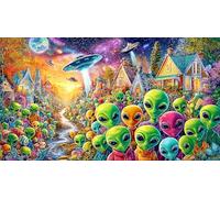 Extranjero Puzzle de 1000 Piezas - DesaFío edugatoivo diFícil para Adultos Actividad para casa 75x50/1000pcs