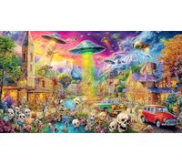 Extranjero Puzzle de 1000 Piezas para Adultos - Juego edugatoivo & Relajación Decoración de Pared & Regalo 38x26/1000pcs