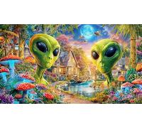 Extranjero Puzzle de 1000 Piezas para Adultos y niños - Actividad Familiar Juego edugatoivo & Relajación Regalo 75x50/1000pcs