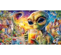 Extranjero Puzzle para Adultos de 1000 Piezas - Papel Reciclado Juego edugatoivo & Relajación Decoración de Pared 38x52/1000pcs