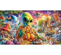 Extranjero Rompecabezas de 1000 Piezas para Adultos - Cartón Reciclado - Decoración 75x50cm/1000pcs