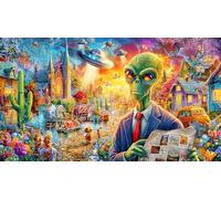 Extranjero Rompecabezas para Adultos: 1000 Piezas de Cartón Reciclado para Decoración 38x52cm/1000pcs