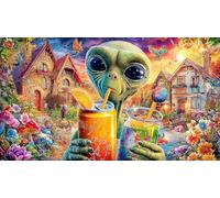 Extranjero Rompecabezas para Adultos: 1000 Piezas de Cartón Reciclado para Decoración 75x50cm/1000pcs