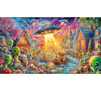 Extranjero Rompecabezas para Adultos: 1000 Piezas de Cartón Reciclado para Decoración 75x50cm/1000pcs