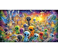 Extranjero Rompecabezas para Adultos: 1000 Piezas de Cartón Reciclado para Decoración 75x50cm/1000pcs