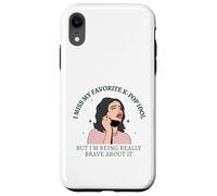 Extraño a mi ídolo favorito de KPop pero soy valiente al respecto divertido Carcasa para iPhone XR