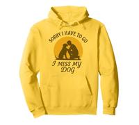 Extraño a mi Perro Lo Siento Tengo Que IR Vintage Sunset Love Sudadera con Capucha
