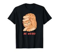 Extraño Gato maullido Camiseta