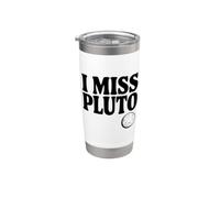 Extraño Pluto Divertido Nostálgico Amante del Espacio Vaso térmico de acero inoxidable de doble pared