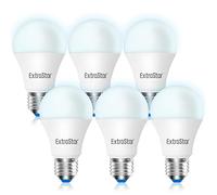 EXTRASTAR Bombilla LED E27, 10W, 6500K 800 lúmenes, Paquete de 6 Luz Blanca Fría 80W