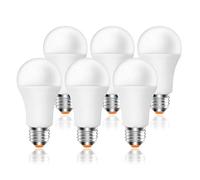 EXTRASTAR Bombillas LED 12W E27, Luz Cálida 3000K, 1160Lm, No regulable,Ahorro de energía, Casquillo Gordo 6Pcs