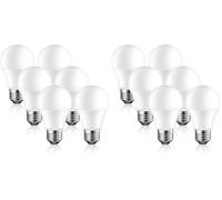 EXTRASTAR Bombillas LED 9W E27, Luz Blanca Fría 6500K, 860Lm, No regulable,Ahorro de energía, Casquillo Gordo 6Pcs (Paquete de 2)