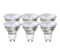 EXTRASTAR Bombillas LED GU10 5W, 425 Lúmenes, Luz Cálida 3000K, Lámpara Reflectora, No Regulable, 6 Pcs