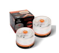 EXTRASTAR Luz de Emergencia V16 Homologada DGT con Geolocalización 3.0 - Aviso Ubicación Coches, Plan de Datos Incluido - Base Imantada IP54 - Cumple Normativa 2026，Pack 2 Unidades