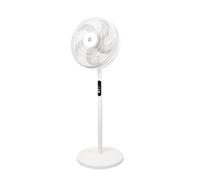 EXTRASTAR Ventilateur sur Pied 16 Pouces Hauteur Réglable 116 cm, 3 Vitesses, Oscilation 70°, Inclinaison 10°, Grille Sécurisée Anti Pincement