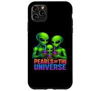 Extraterrestre Bebiendo té Boba Carcasa para iPhone 11 Pro MAX