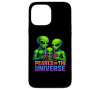 Extraterrestre Bebiendo té Boba Carcasa para iPhone 13 Pro MAX