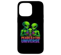 Extraterrestre Bebiendo té Boba Carcasa para iPhone 14 Pro MAX