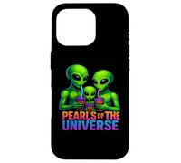 Extraterrestre Bebiendo té Boba Carcasa para iPhone 16 Pro
