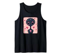 Extraterrestre divertido de San Valentín para los amantes del espacio y los ovnis Camiseta sin Mangas