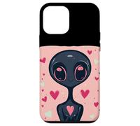 Extraterrestre divertido de San Valentín para los amantes del espacio y los ovnis Carcasa para iPhone 12 mini