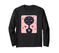 Extraterrestre divertido de San Valentín para los amantes del espacio y los ovnis Manga Larga