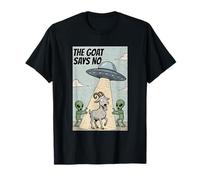 Extraterrestre Divertido secuestro de Cabra Camiseta