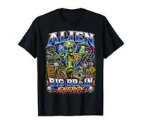 Extraterrestre DJ Running Rave Funny Alien Bootleg Camiseta