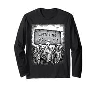 Extraterrestre Funny Aliens Group Selfie Area 51 UFO UAP Manga Larga