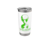 Extraterrestre gracioso YO NO CREO EN TI Tampoco Vaso térmico de acero inoxidable de doble pared