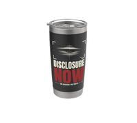 Extraterrestre UAP Divulgación Revelación Alienígena OVNI Vaso térmico de acero inoxidable de doble pared