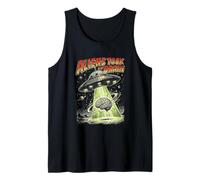 Extraterrestres tomaron mi Cerebro secuestro OVNI Retro Obra de Arte Camiseta sin Mangas